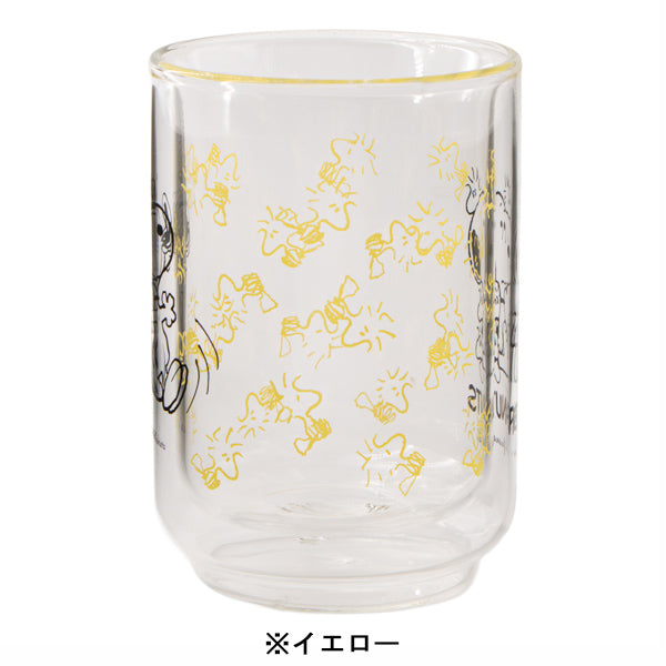 【預訂】Snoopy 玻璃杯 (yellow)