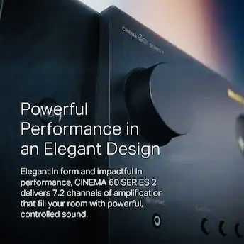 Marantz Cinema 60 S2 7.2-Channel AV Receiver with Dolby Atmos and Powered by HEOS™