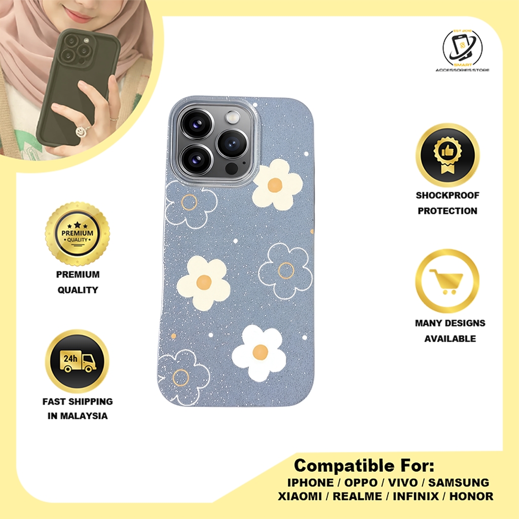 BLING CASE PHONE FOR IPHONE - DESIGN FLOWER A2