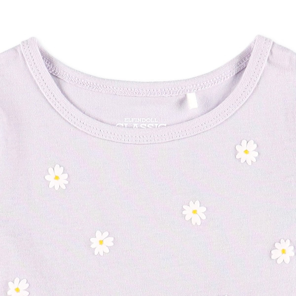 🇯🇵預訂 日本直送🇯🇵三色立體泡棉雛菊滿印短袖上衣