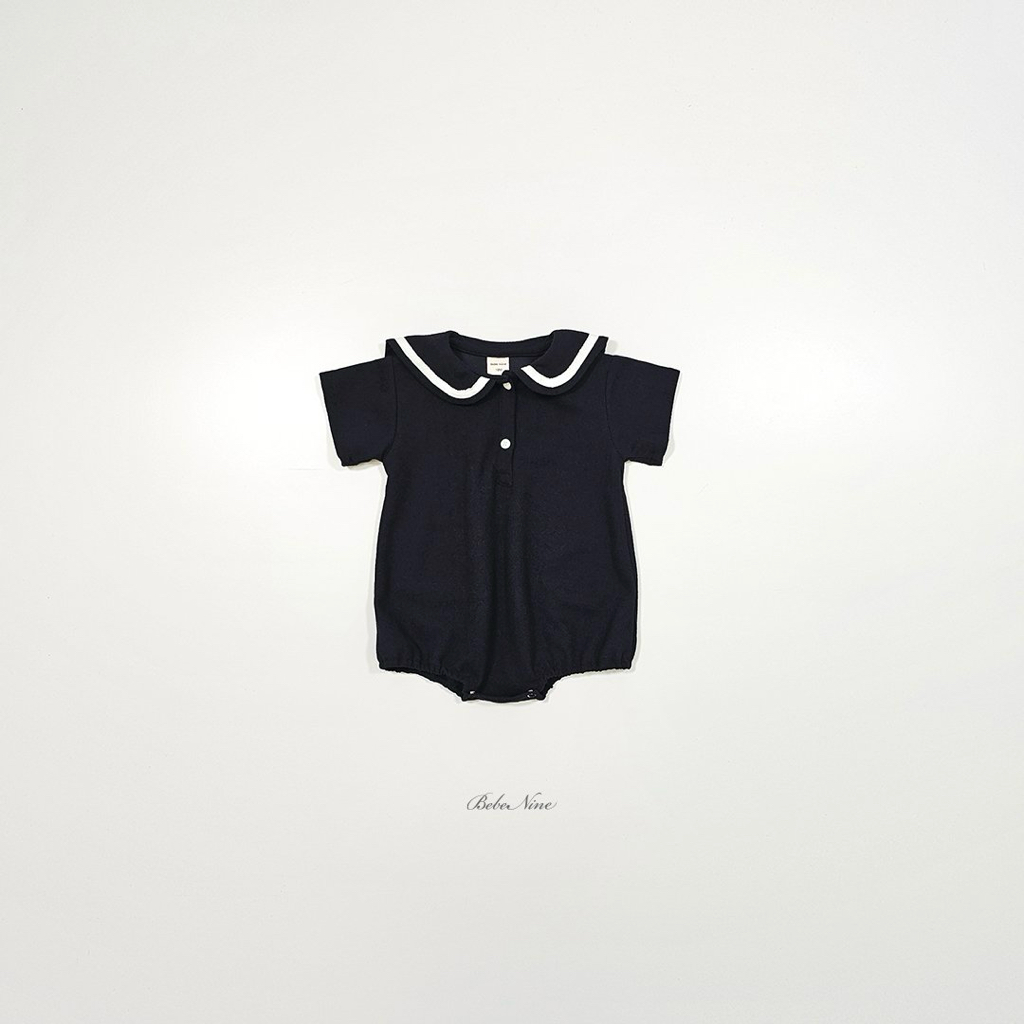 ☀️預訂 韓國直送☀️🇰🇷Bebenine兩色海洋風水手領短袖包屁衣