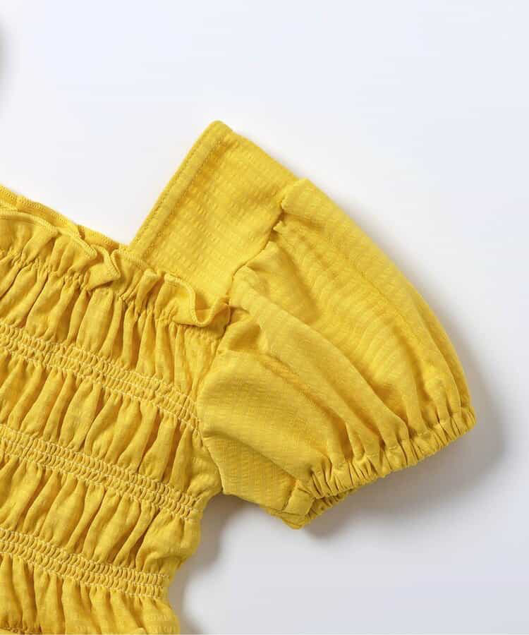 🇯🇵預訂 日本直送🇯🇵Apres les cours三色緞帶褶皺泡泡袖分體泳衣