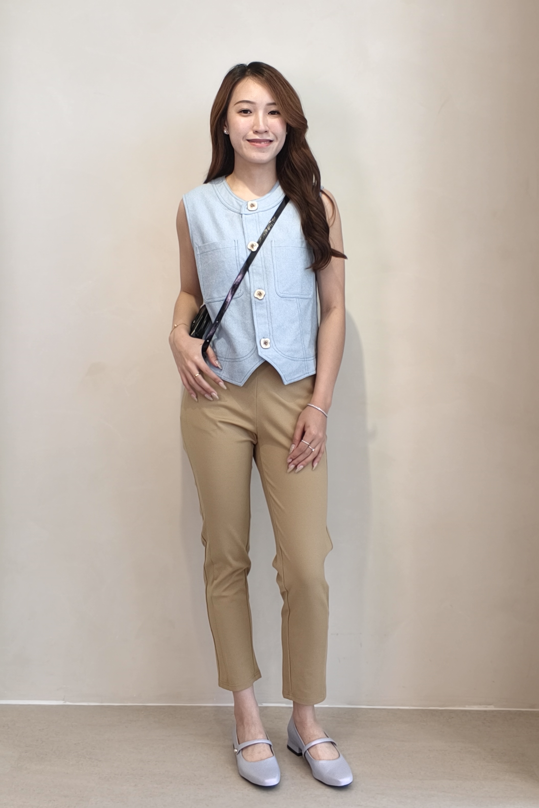 2060BB Celeste Button Knit Vest