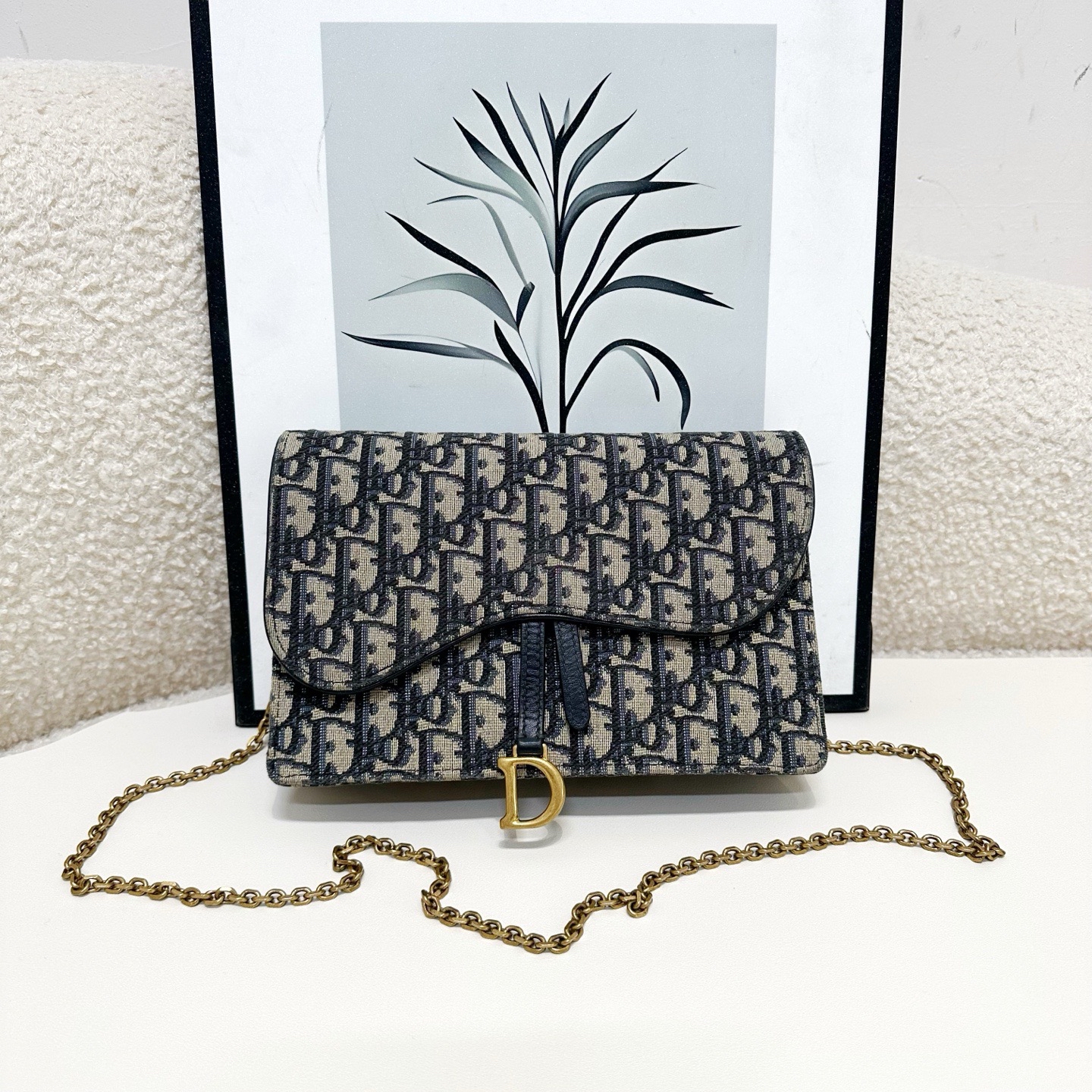 【預訂貨品】Dior Saddle 經典老花信封包