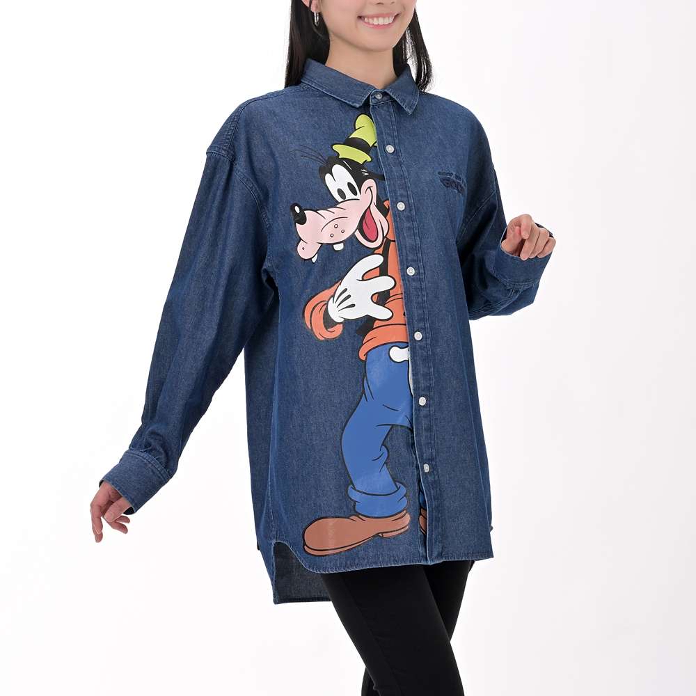 🎀【預訂】GOOFY FASHION 印花刺繡牛仔上衣