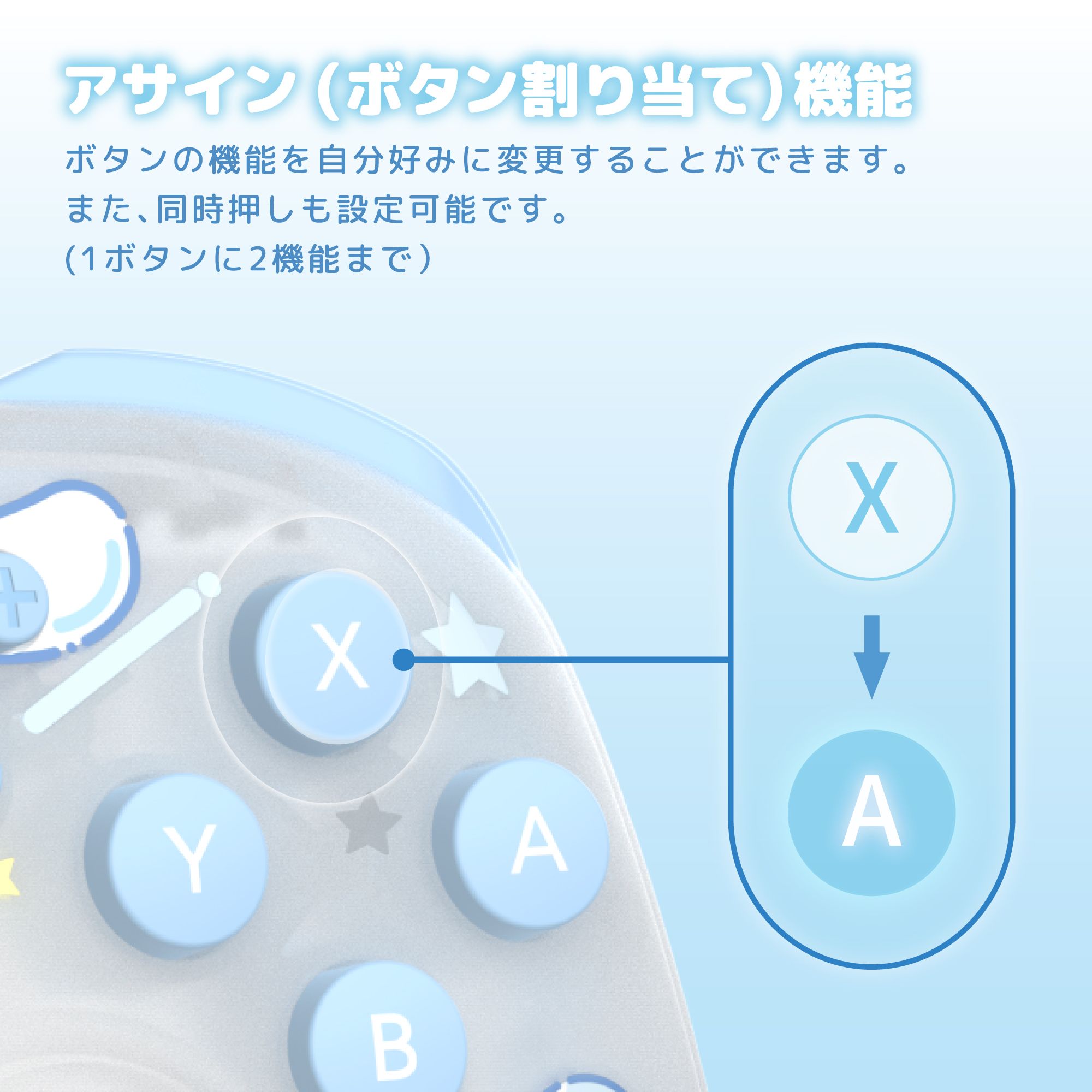 HORI NS2 無線控制器 三麗鷗系列 大耳狗 (NSX-255)        HORI NS2  Wireless Controller Sanrio Series Cinnamoroll (NSX-255)