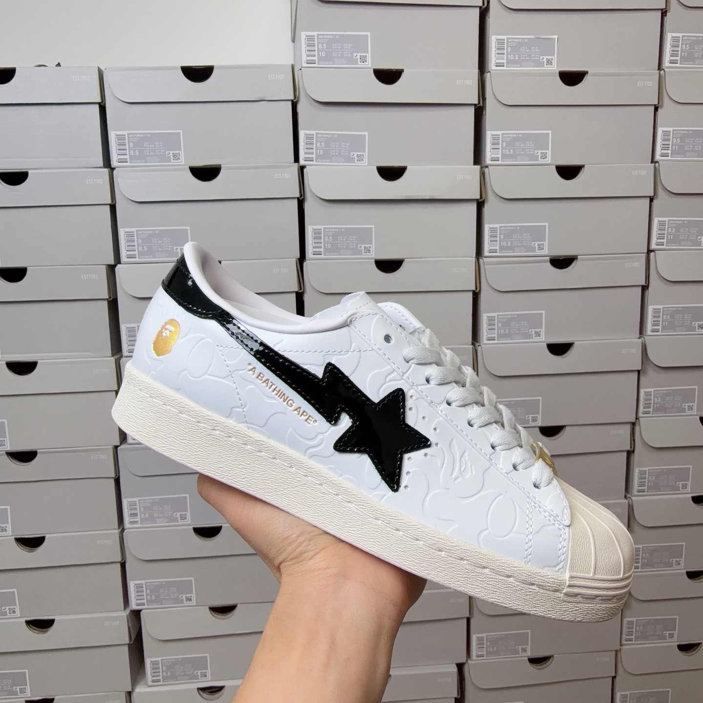 Bape x Adidas Superstar Vintage JR2701