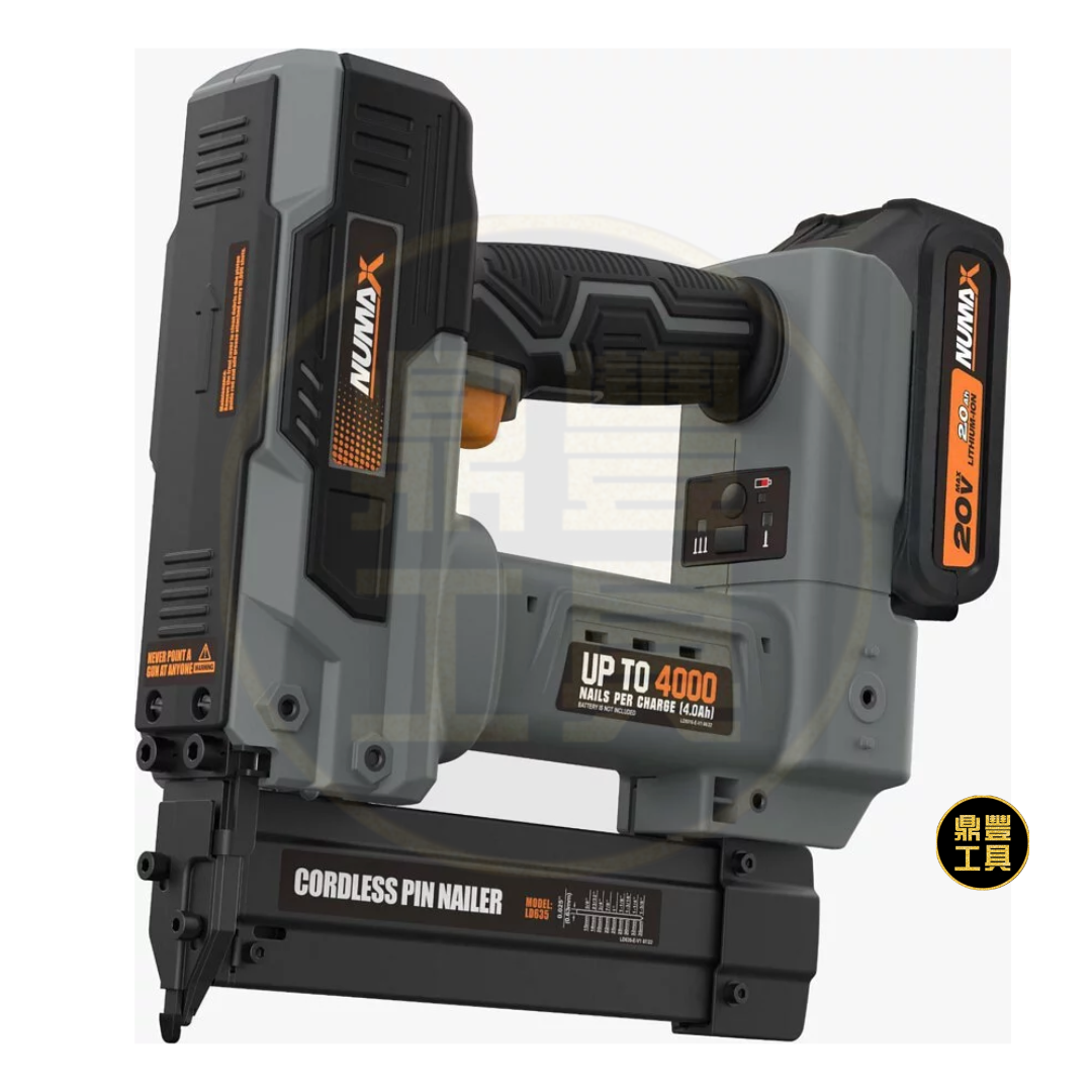 NUMAX LD635 18V 鋰電蚊釘槍 (2.0Ah電池x2 配2.2A充電器)