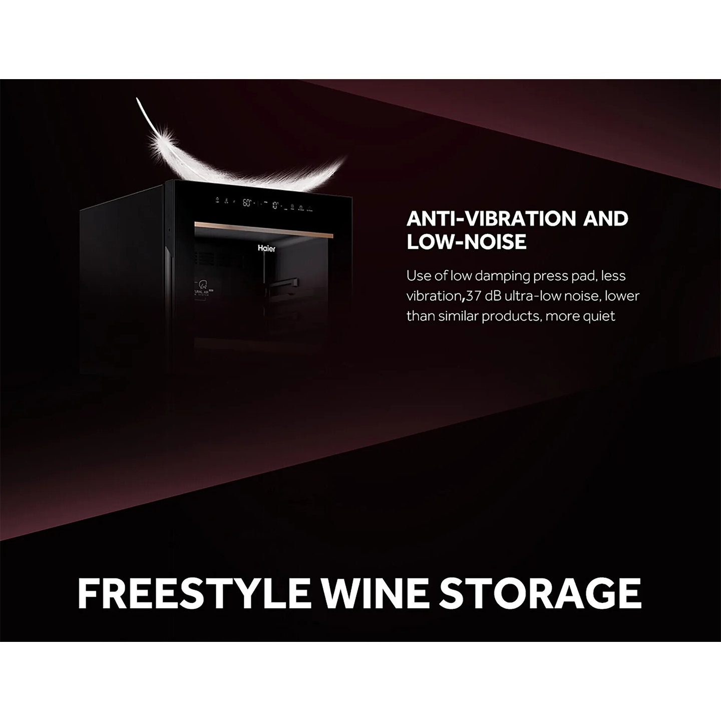 Haier 201 Bottles Wine Chiller (HWS-201GD)