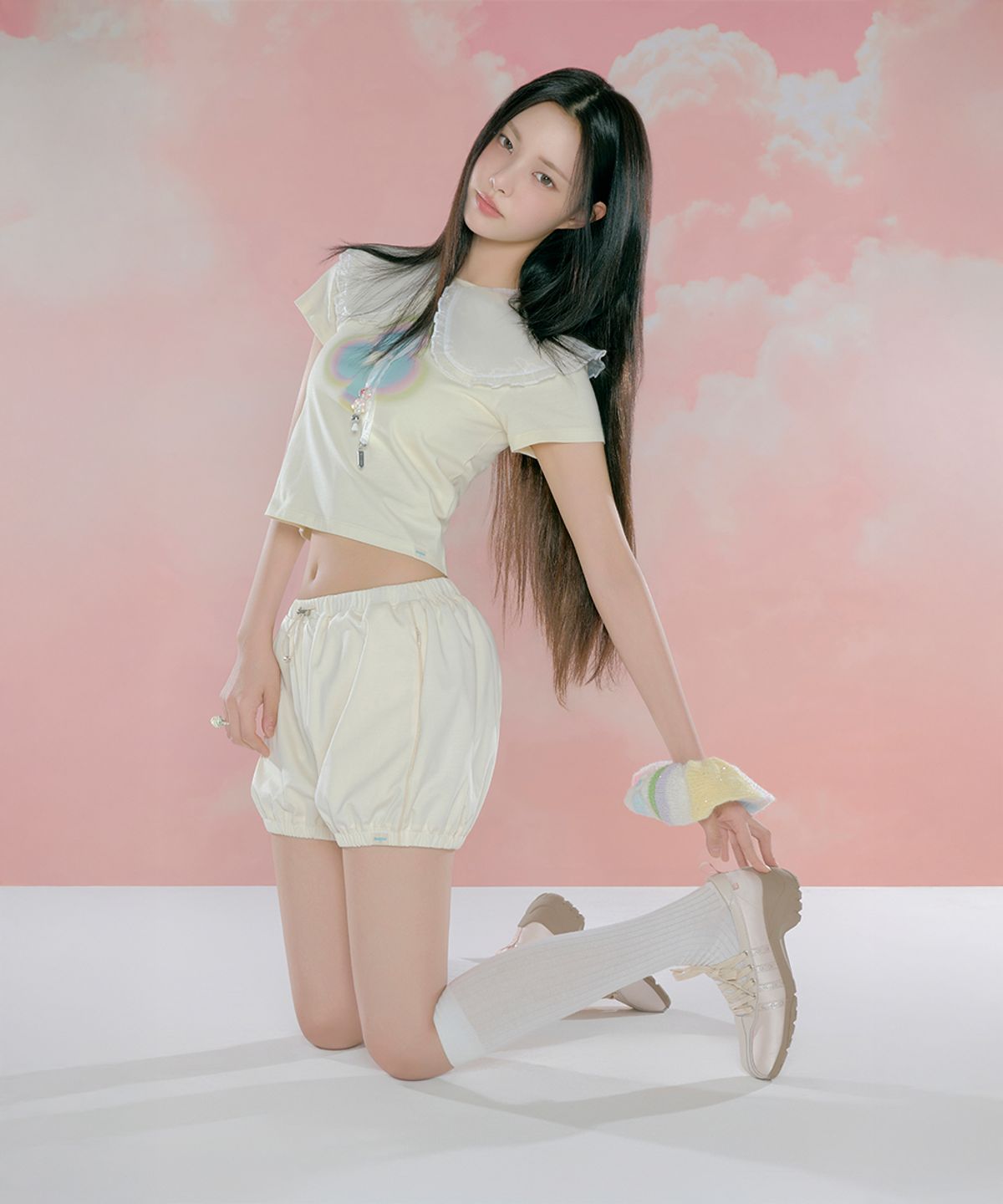 🇰🇷訂購｜Rockfish × ILLIT 26SS｜ BLISS HEEL LACEUP SNEAKERS 