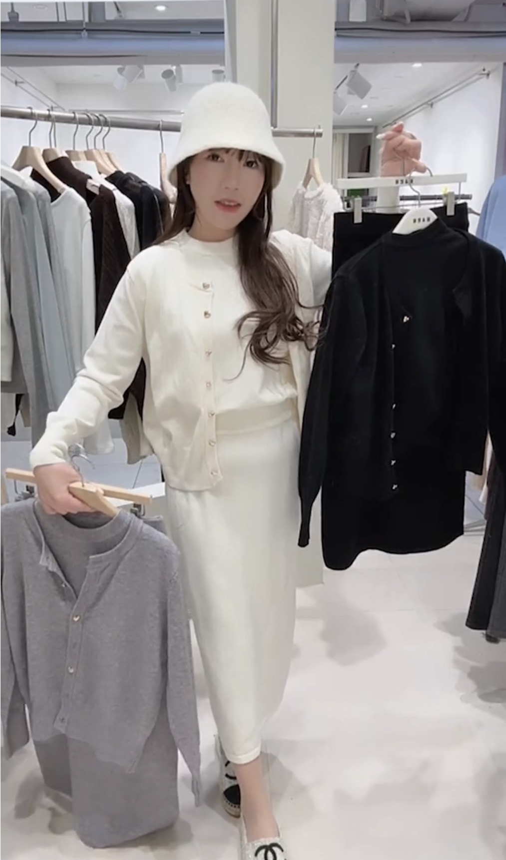 優雅清秀針織SET22/1 東大門檔口直播#ff2733