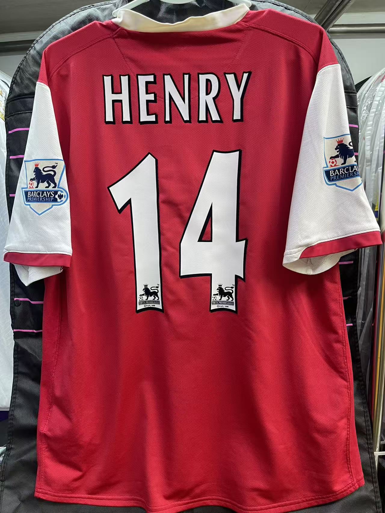 2006-07 Arsenal Home Shirt #14 HENRY Size L