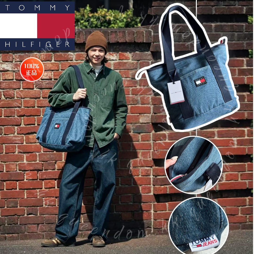 💯Tommy Jeans Tote Bag in Denim 牛仔手提袋