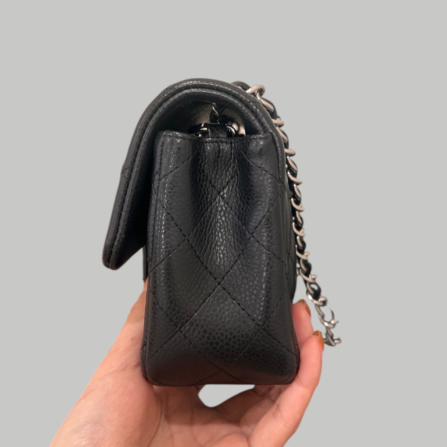 Chanel Caviar 20cm 銀扣