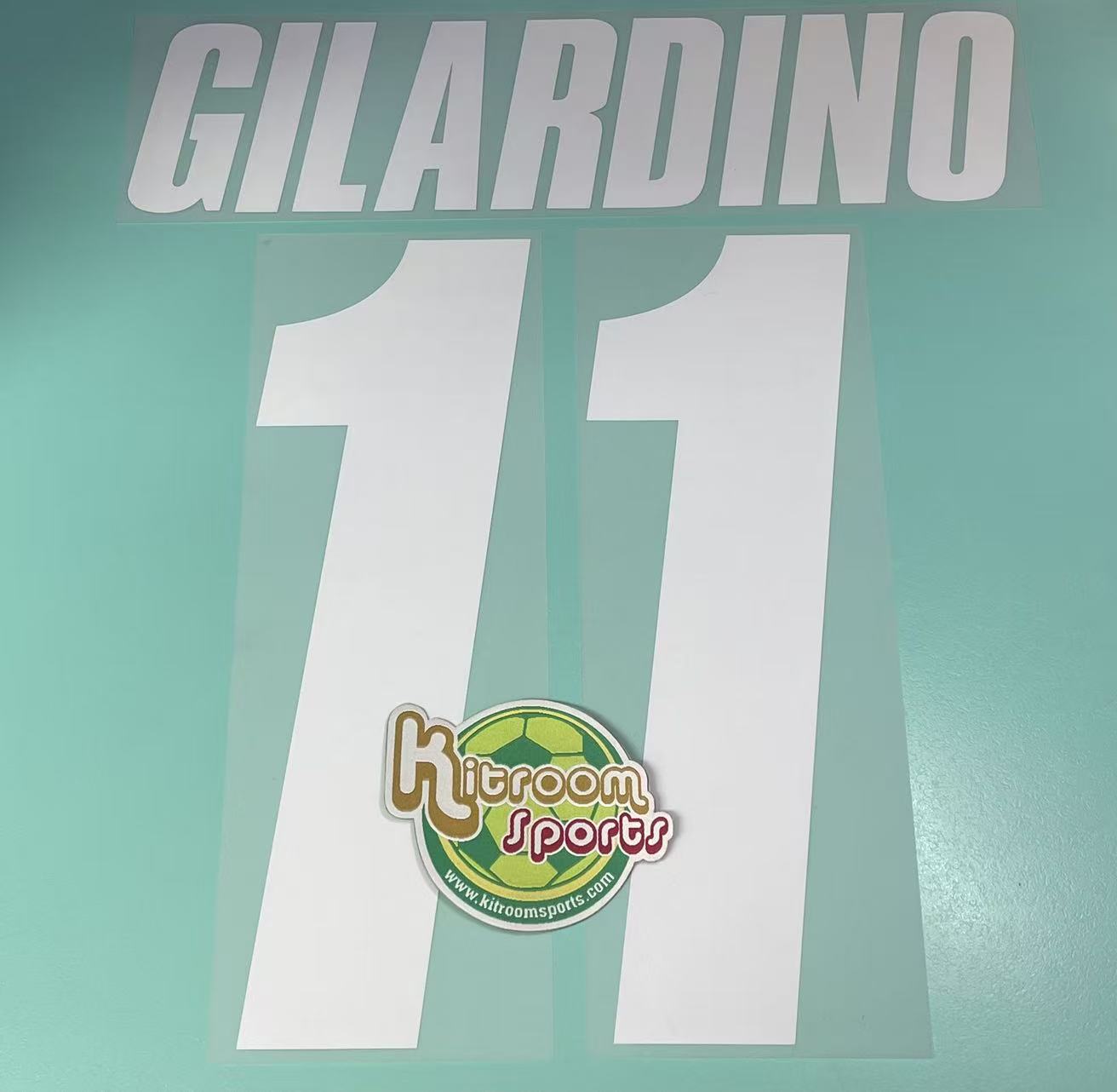 2011-12 Fiorentina Home Nameset #11 GILARDINO