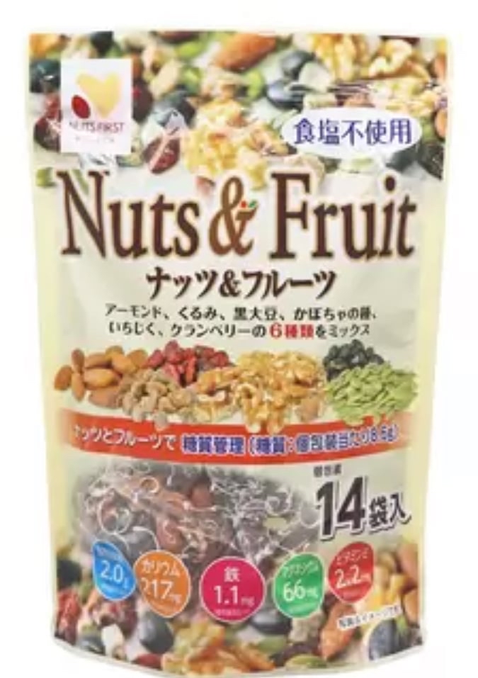 特價特價少量現貨 日本NUTS FIRST糖質控制綜合堅果果乾350g