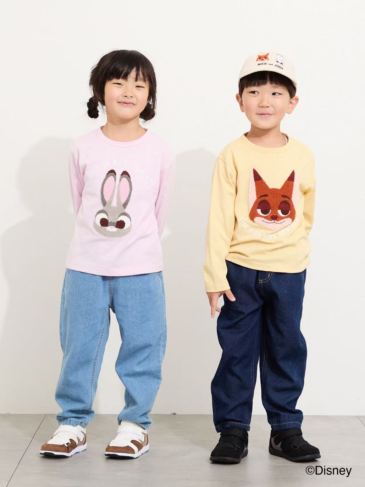 🔸預訂🔸Zootopia Judy/Nick長袖毛氈Tee