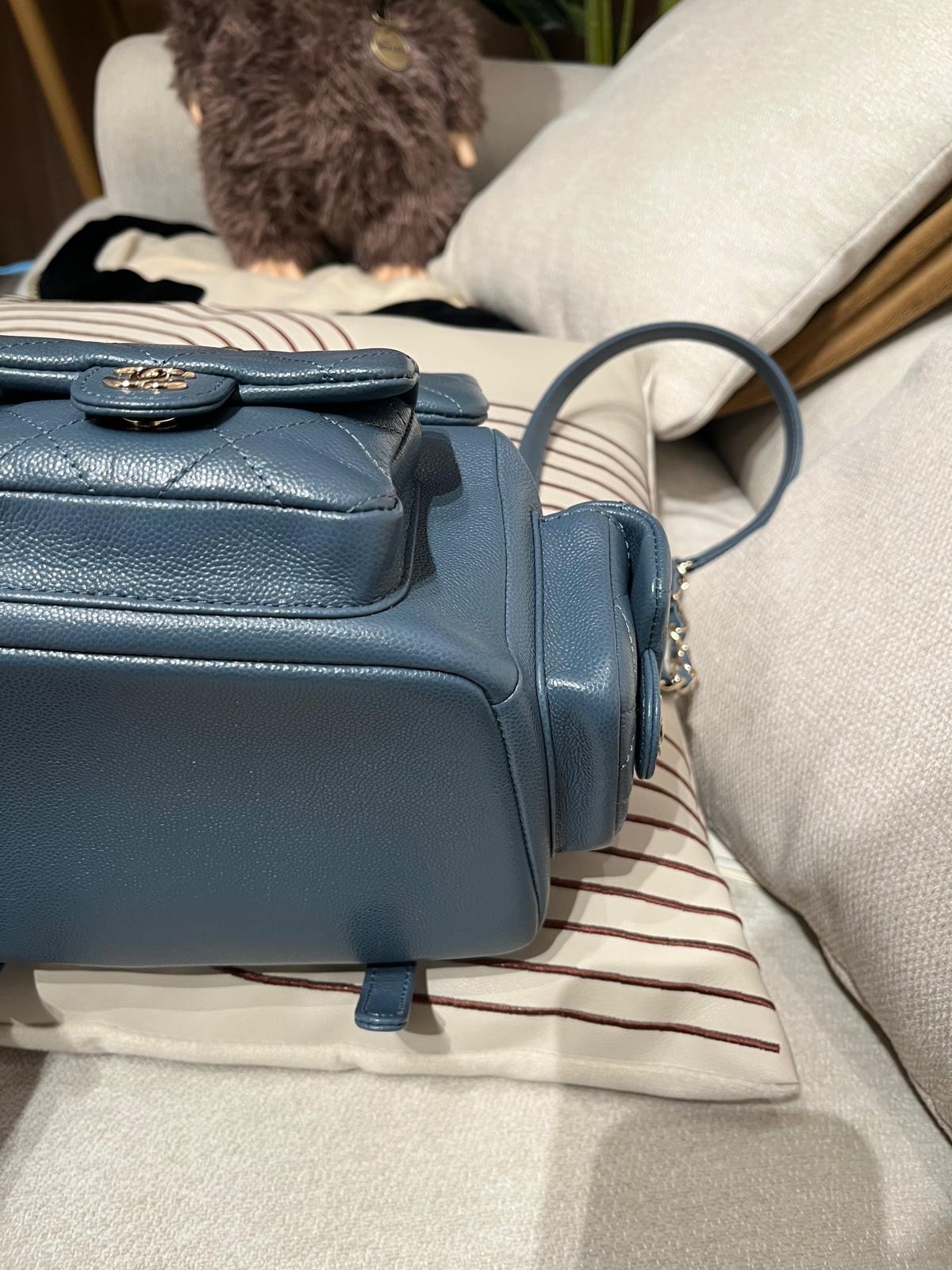 Chanel duma backpack 荔枝牛皮 100%Authentic,98%new ✅收據✅晶片✅塵袋✅盒 