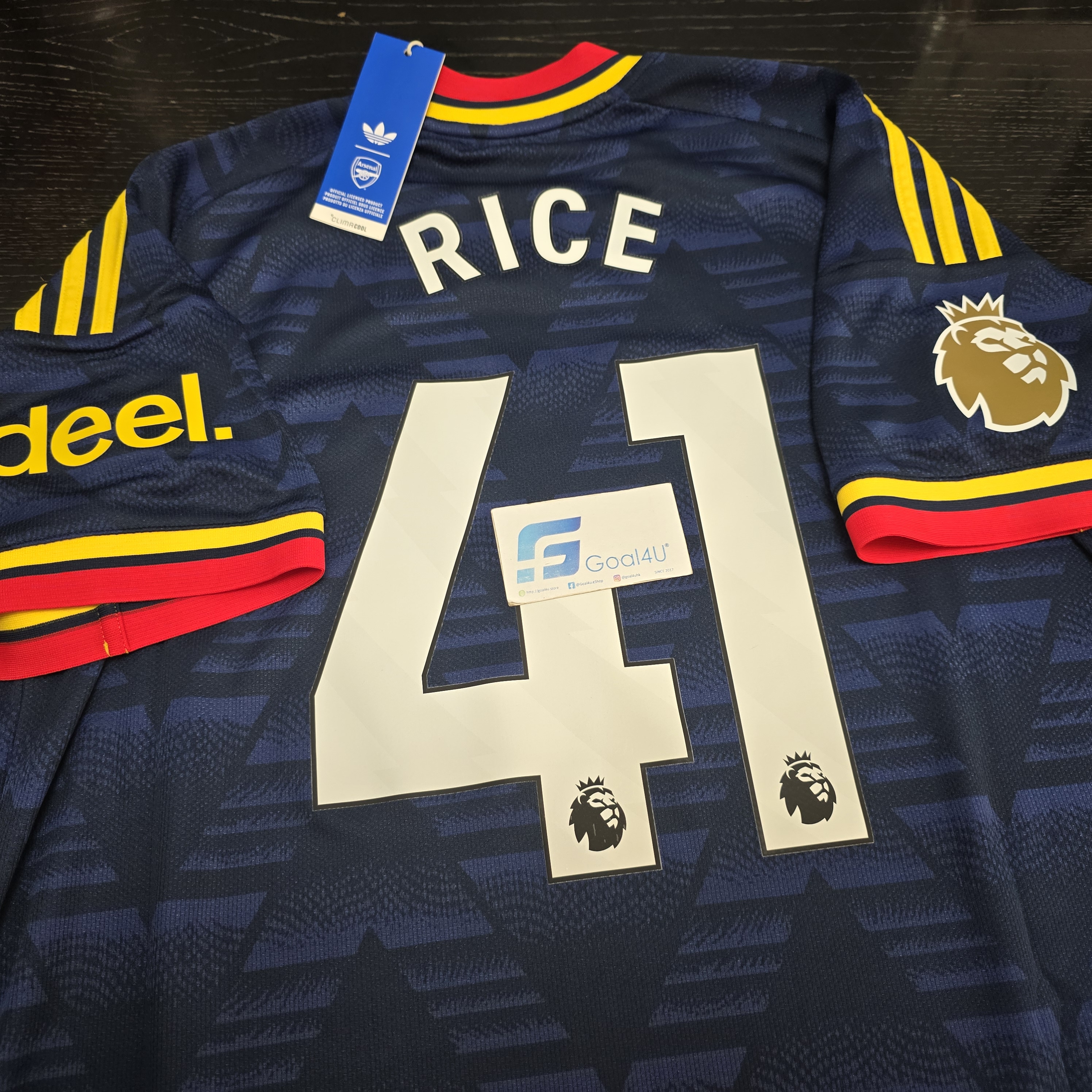 #部分碼現貨 🍌重溫經典香蕉傳奇 Adidas Arsenal 阿仙奴 2026-27 作客球迷版球衣 (可加印字章) JZ3160