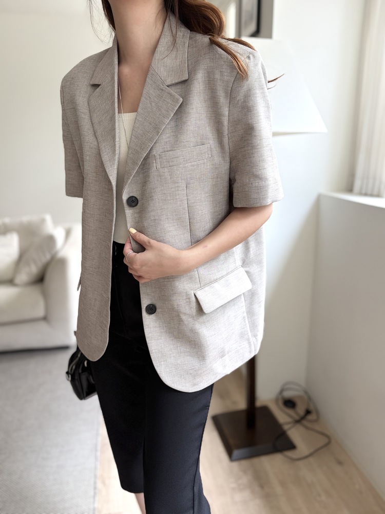 The Oversized Oatmeal Blazer