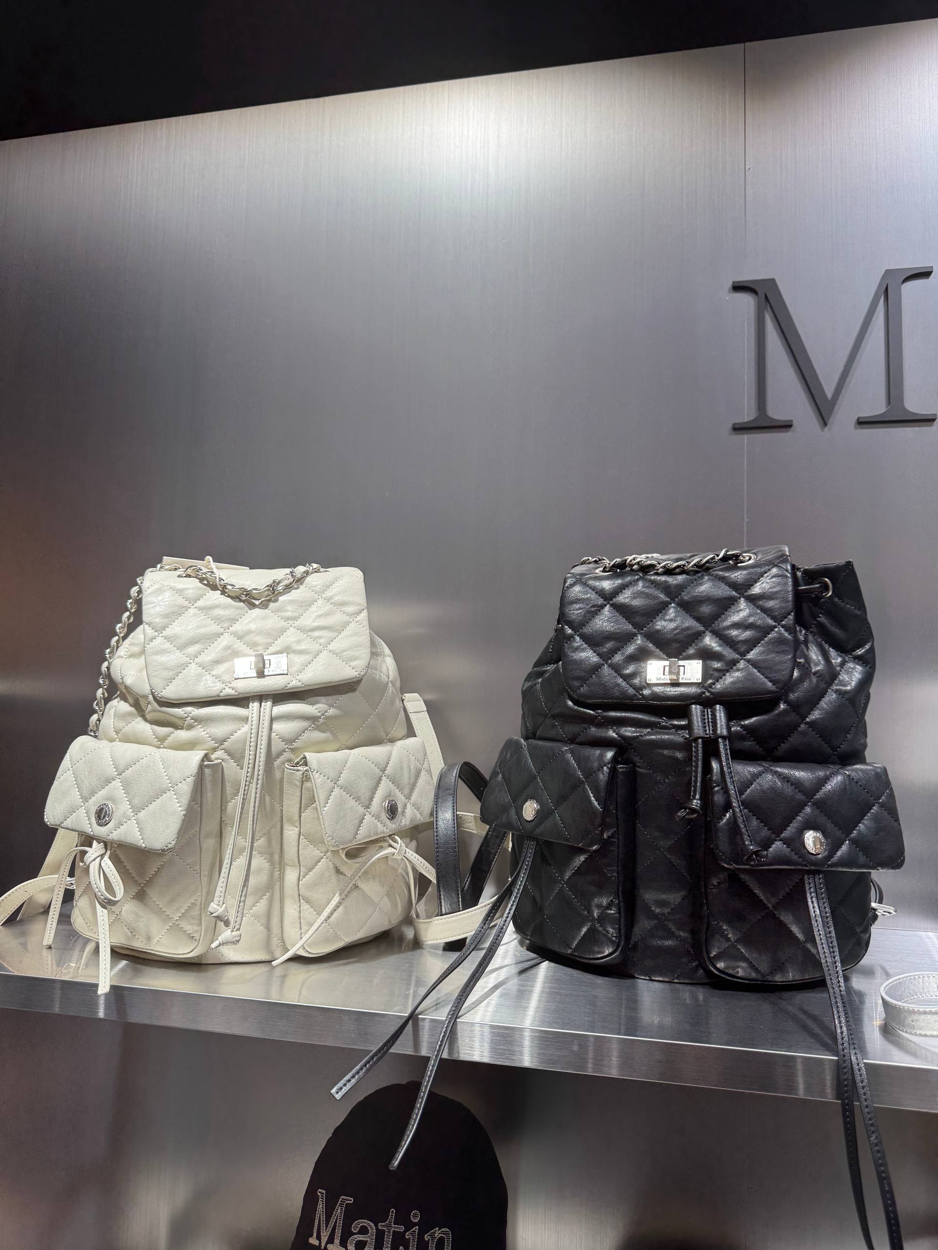 🇰🇷MATIN KIM  菱格蝴蝶结后背包✨