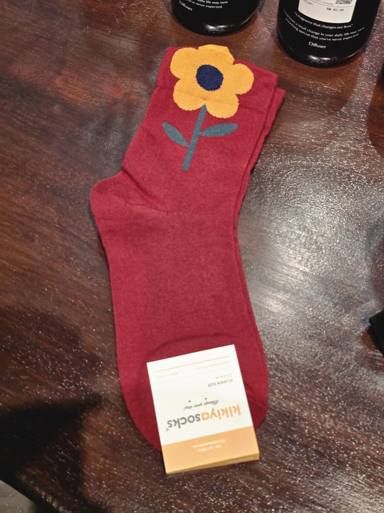 KKY Big Flower Socks