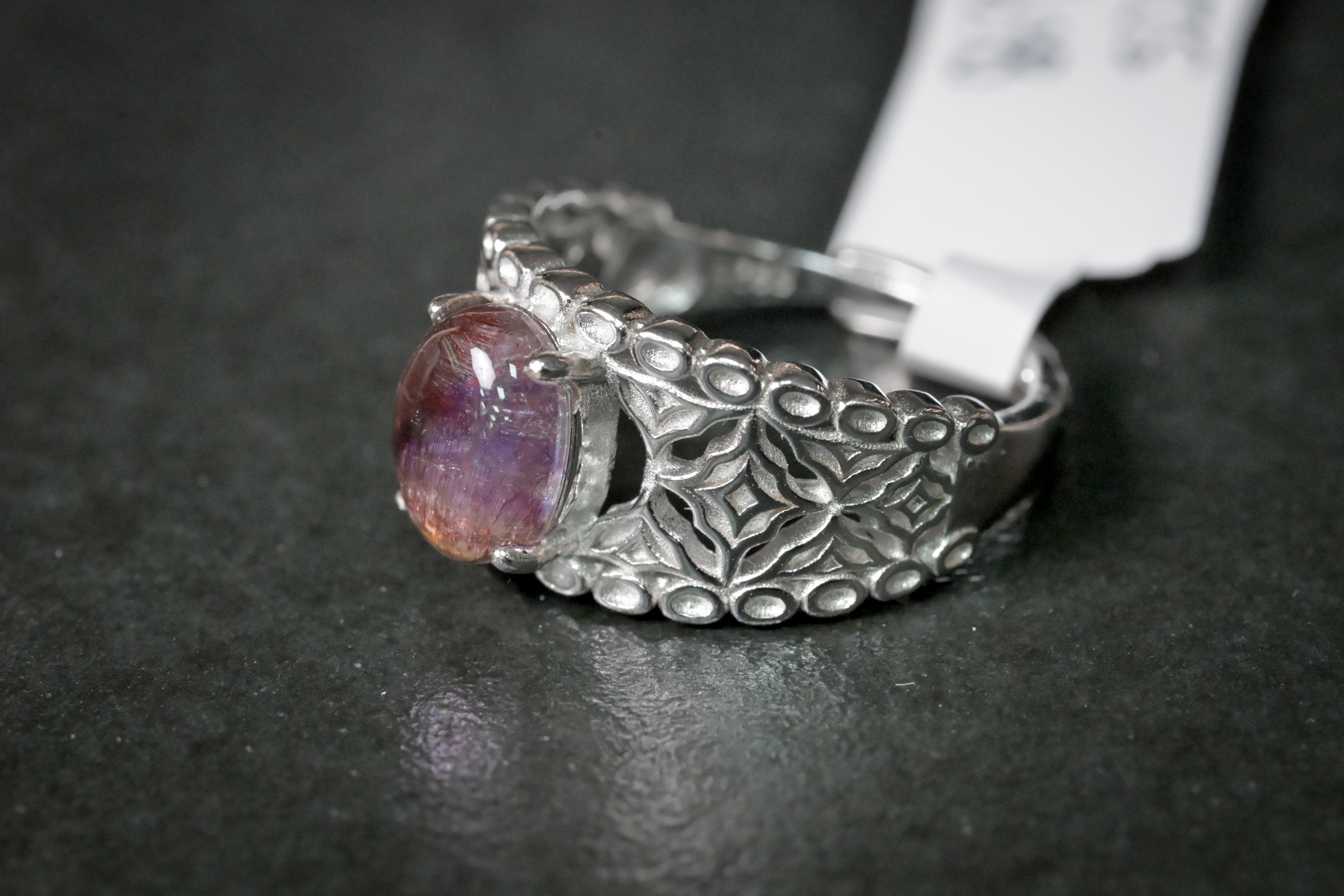 超七水晶純銀戒指 #009｜日信水晶 身心工房｜Super Seven Crystal Sterling Silver Ring #009