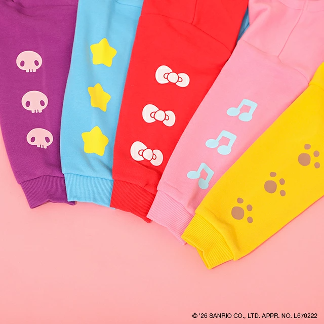 🆕【⭐訂購⭐】🇯🇵日本直送 🌀 #Sanrio Friends 絨毛衛衣［5款選］🌀  [PLJA-0083] [261019]