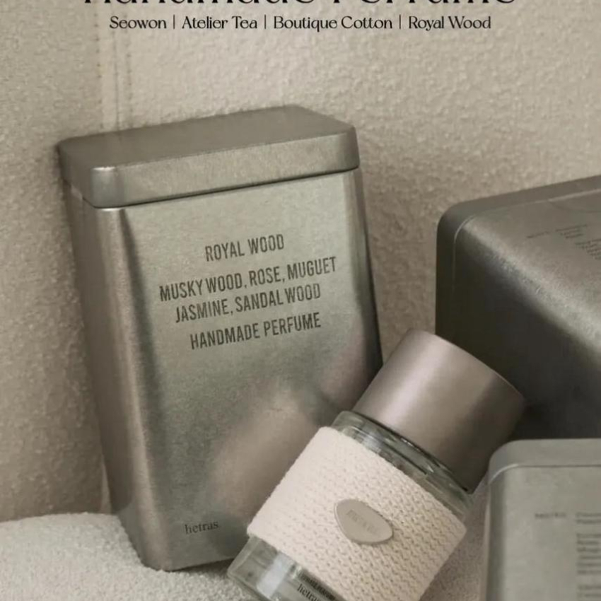 現貨 - 韓國Hetras鐵盒手工香水50ml