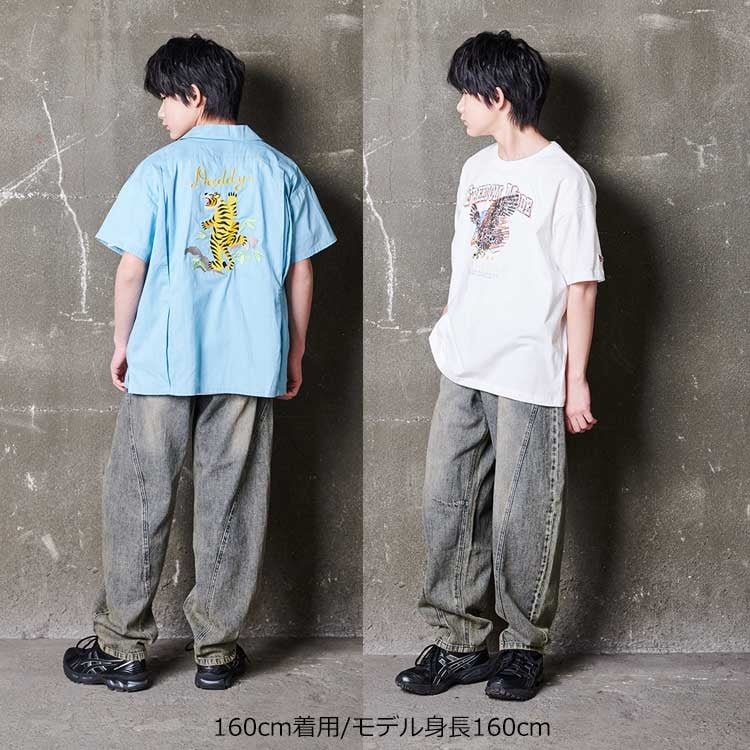 🆕【⭐訂購⭐】🇯🇵日本直送🌀Daddy Oh Daddy 仿舊 繭型牛仔褲 #baggyjeans🌀[ELEA-0010][260601]