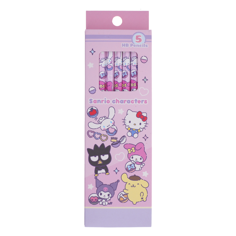 Mix Characters HB Pencil – Hexagon Shape (5 Pcs) 5支裝 "六角形" 鉛筆