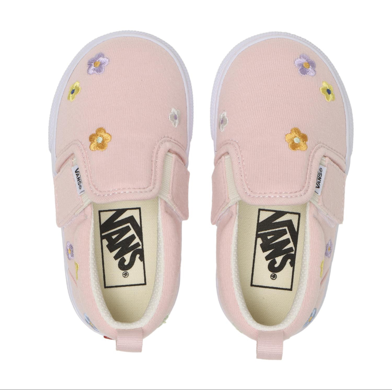 🇯🇵預訂 日本直送🇯🇵Vans花朵刺繡粉紅色SLIP ON(Baby)