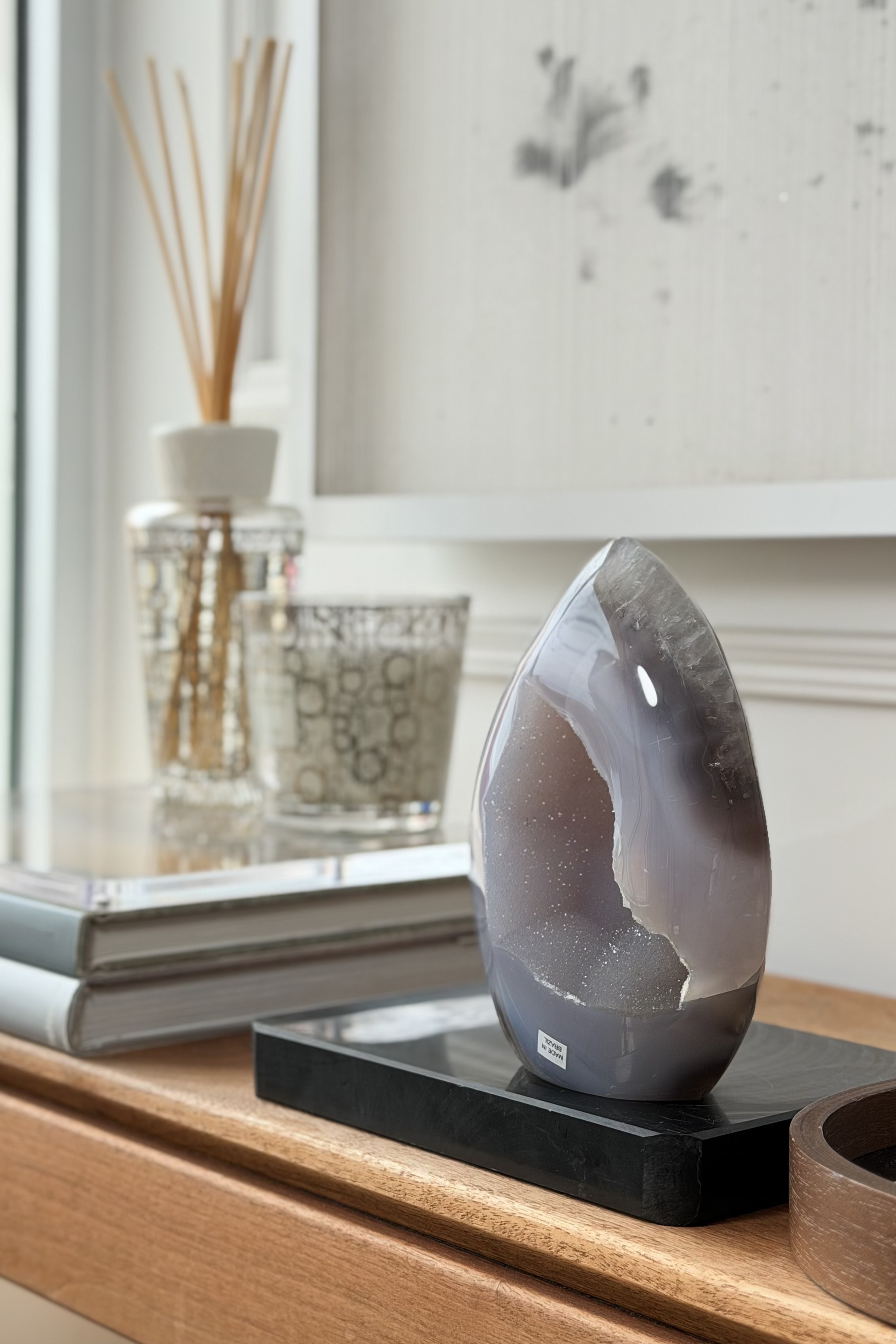  ༒14.6cm沙糖瑪瑙火焰柱༒ 9608C13sGNJ5-RB28*5TT