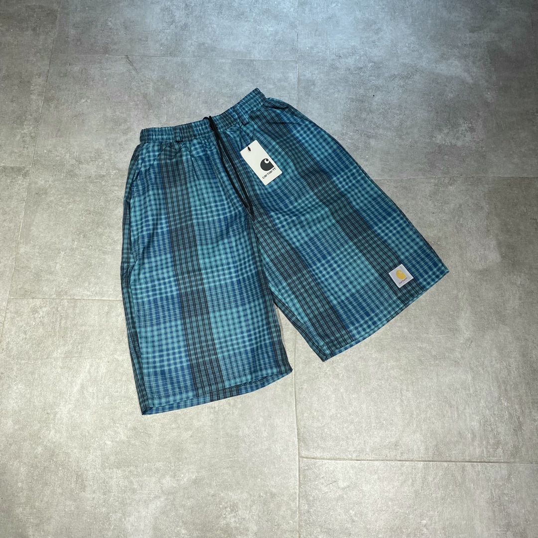 預訂 Car hartt 慵懶藍格休閒褲