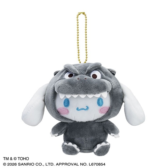 [訂購] [日本製] GODZILLA SANRIO CHARACTERS 吊飾 {TF260733}