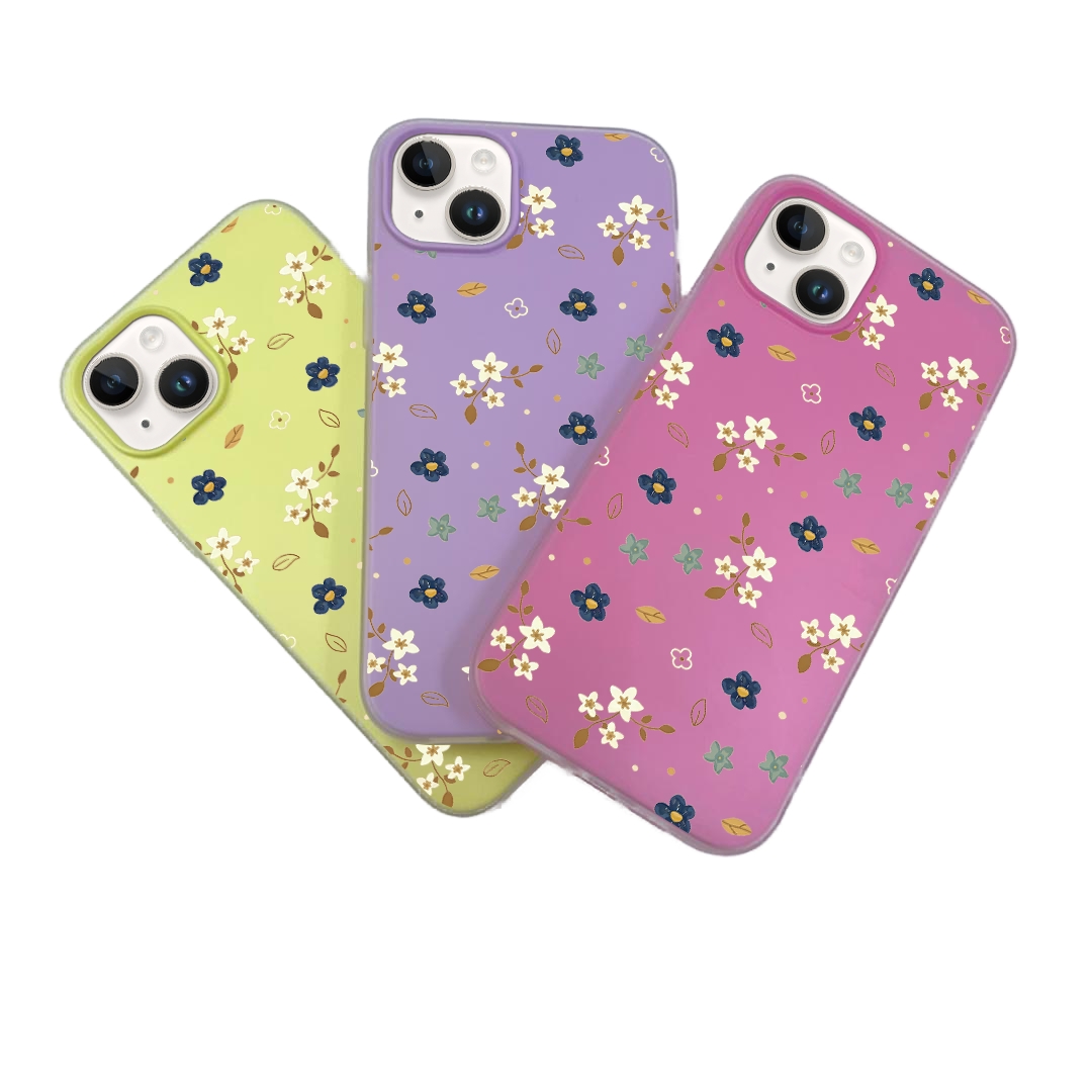 JELLY CASE PHONE FOR IPHONE - DESIGN FLOWER A
