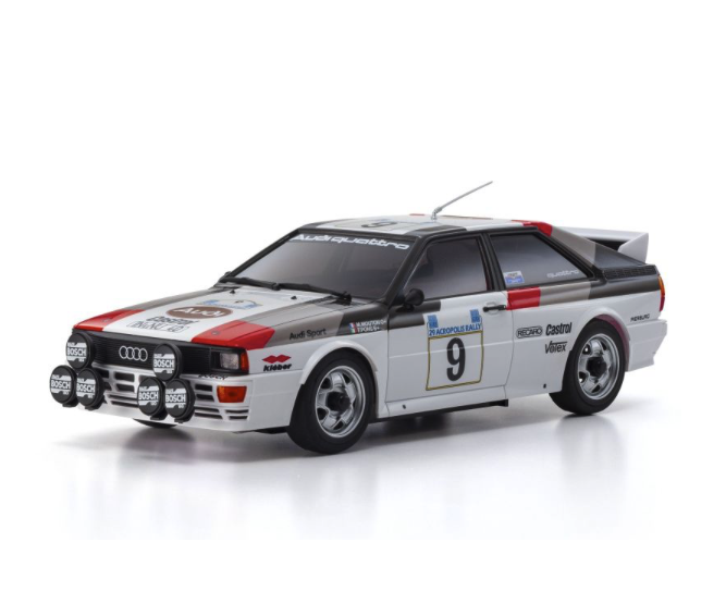 預購Pre-Order MINI-Z AWD Audi Quattro RALLY ACROPOLIS 1982 WINNER #9 32662AC
