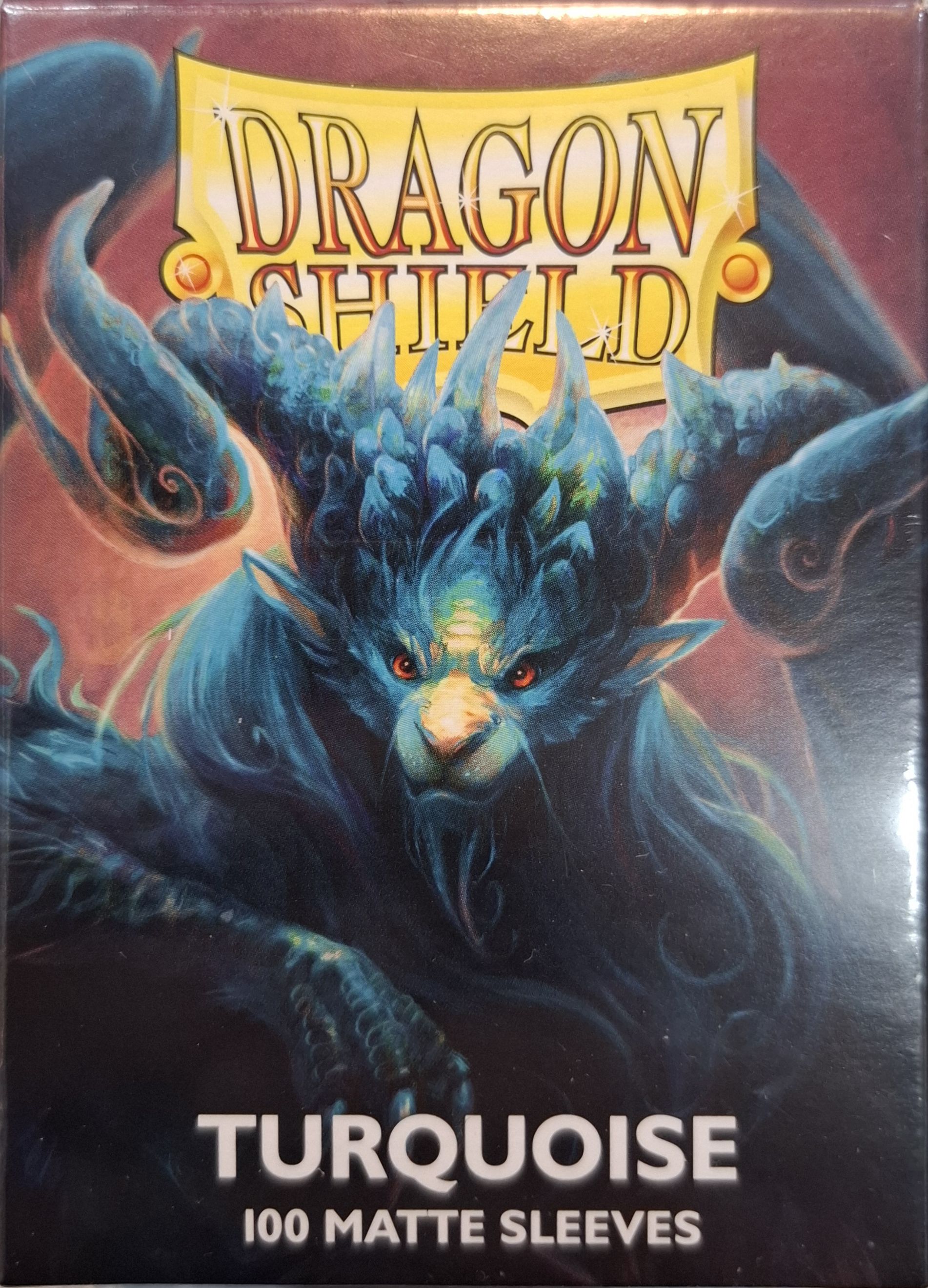 龍盾 綠松石色100張霧面卡套 TURQUOISE