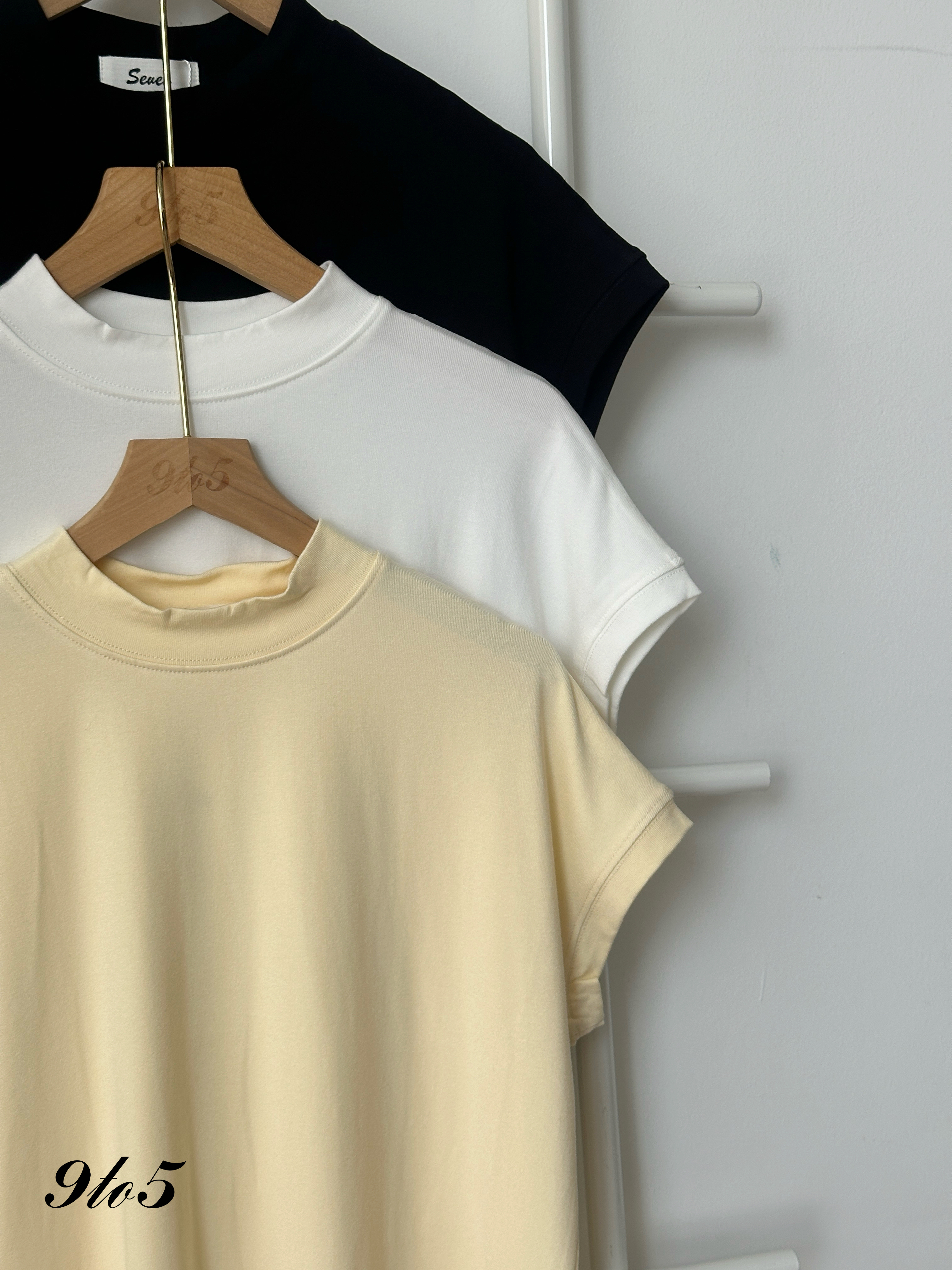 T4101 Mock Neck Tee - 3 Colors 