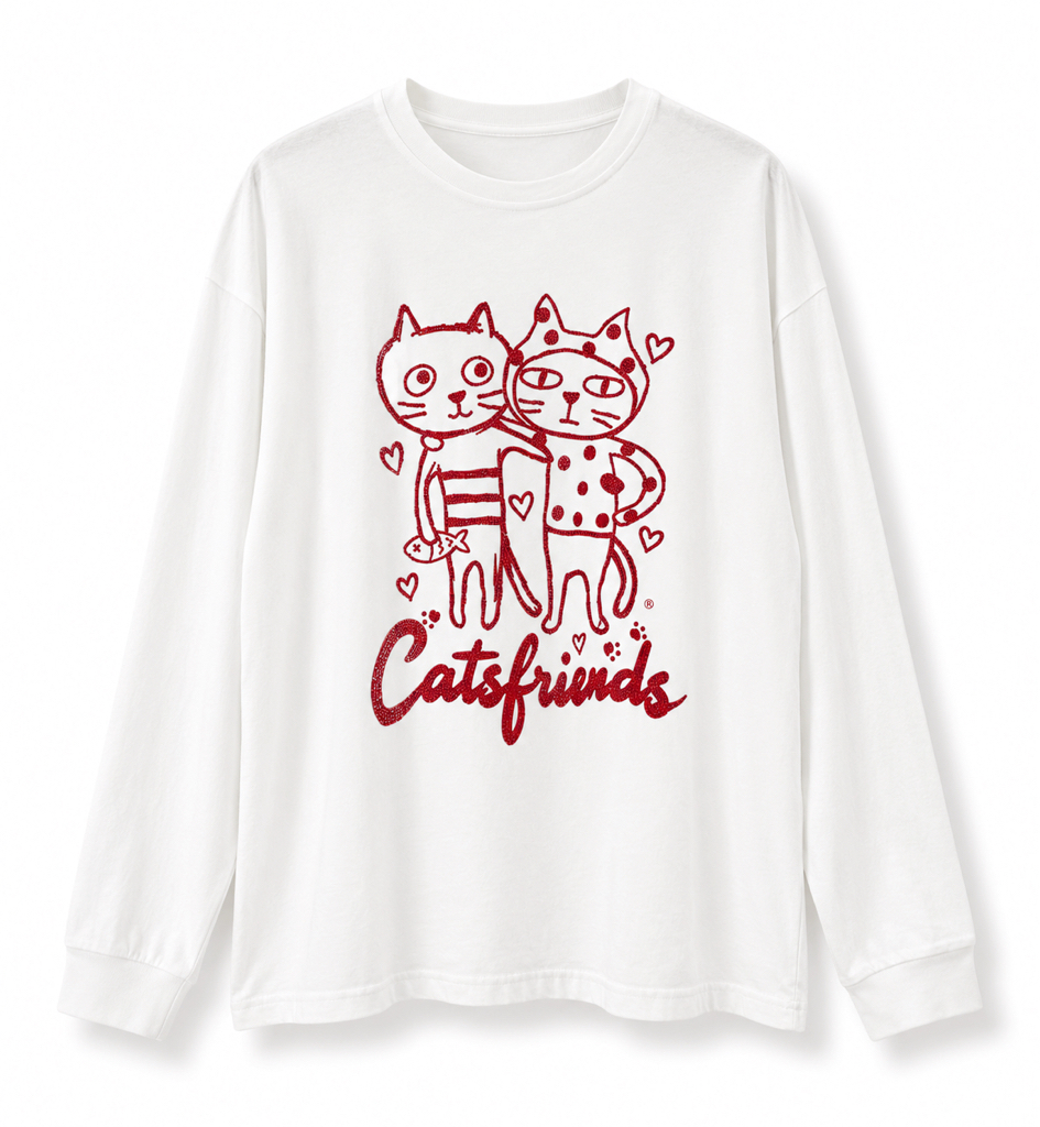 Casfriends Red L/Tee