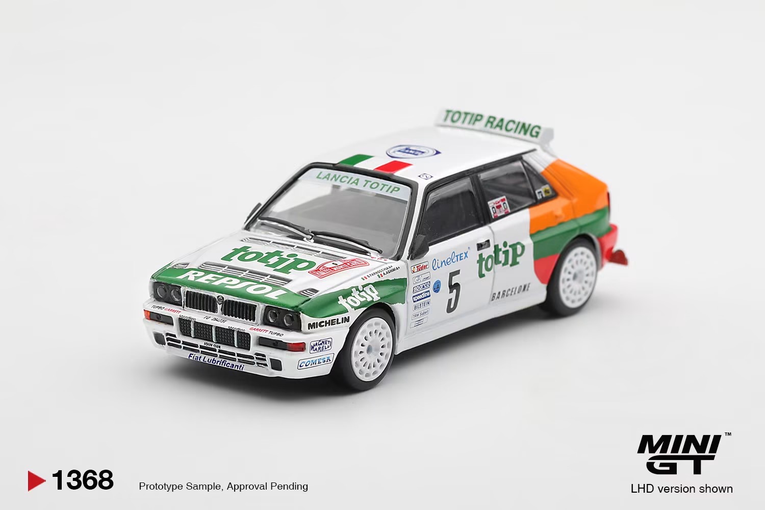（預訂 Pre Order) MINI GT ( MGT01368-L ) Lancia Delta HF Integrale Evoluzione #5 1993 Rallye Monte-Carlo