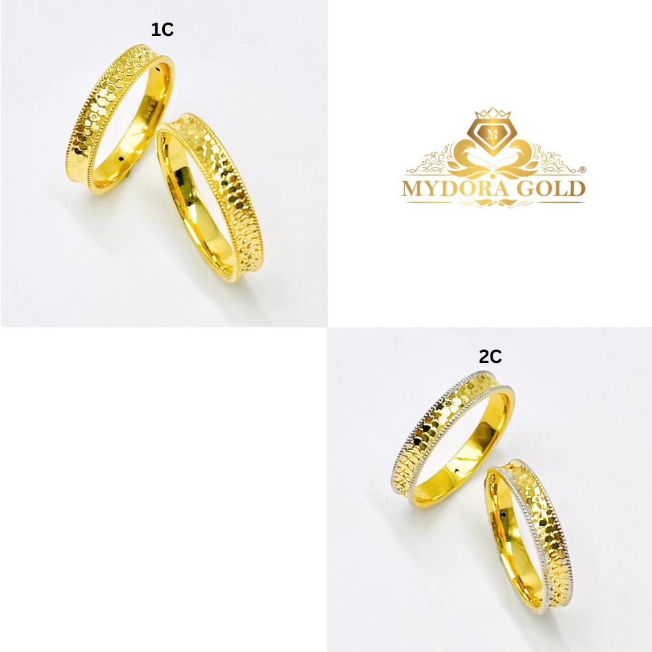 MYDORA Cincin Sisik Bling (5G) l EMAS 916/ 22K