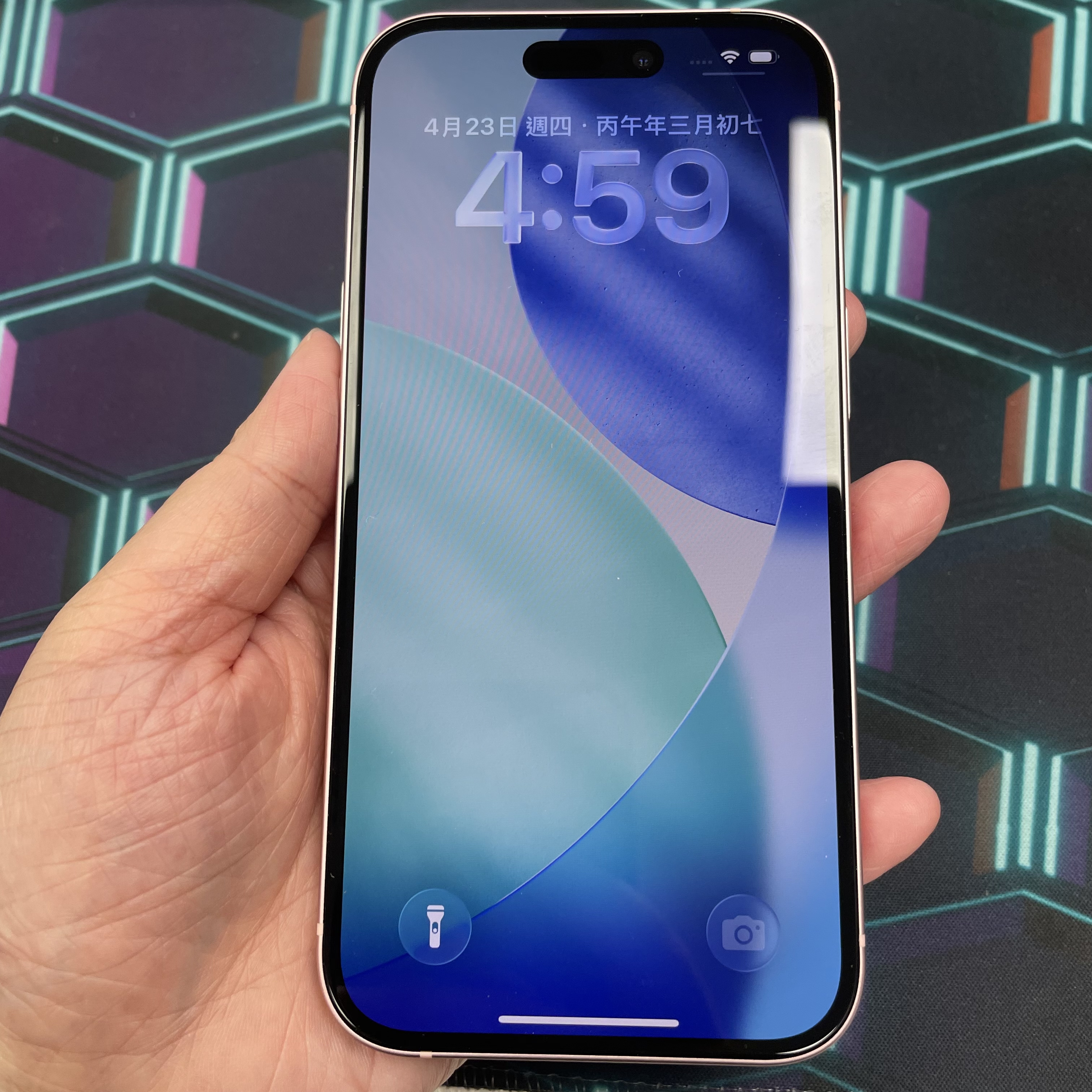 *6255 15 完美機 256GB 電100 粉色 pink