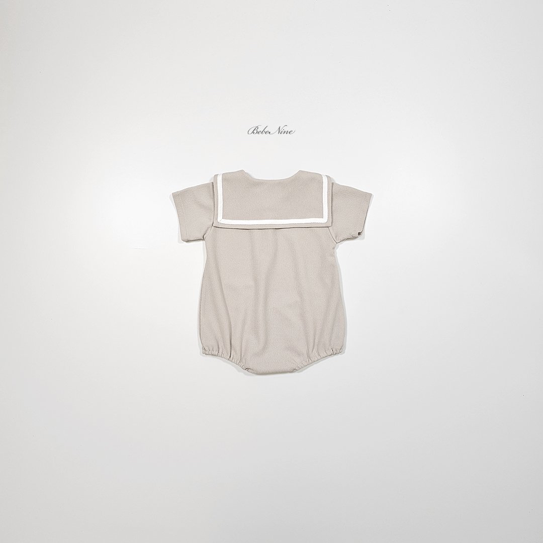 ☀️預訂 韓國直送☀️🇰🇷Bebenine兩色海洋風水手領短袖包屁衣