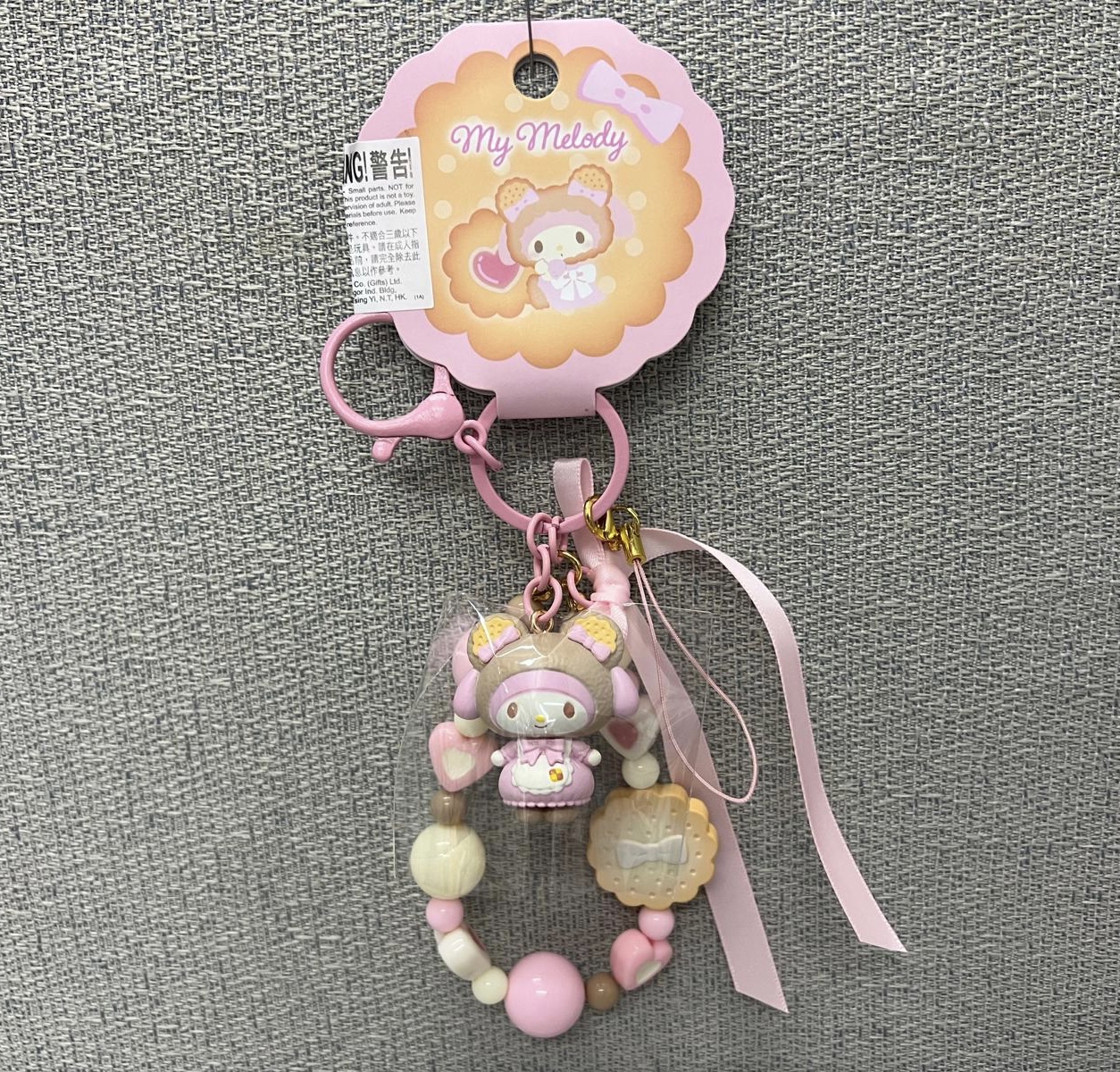 Sanrio 曲奇熊仔系列立體公仔造型手機掛飾