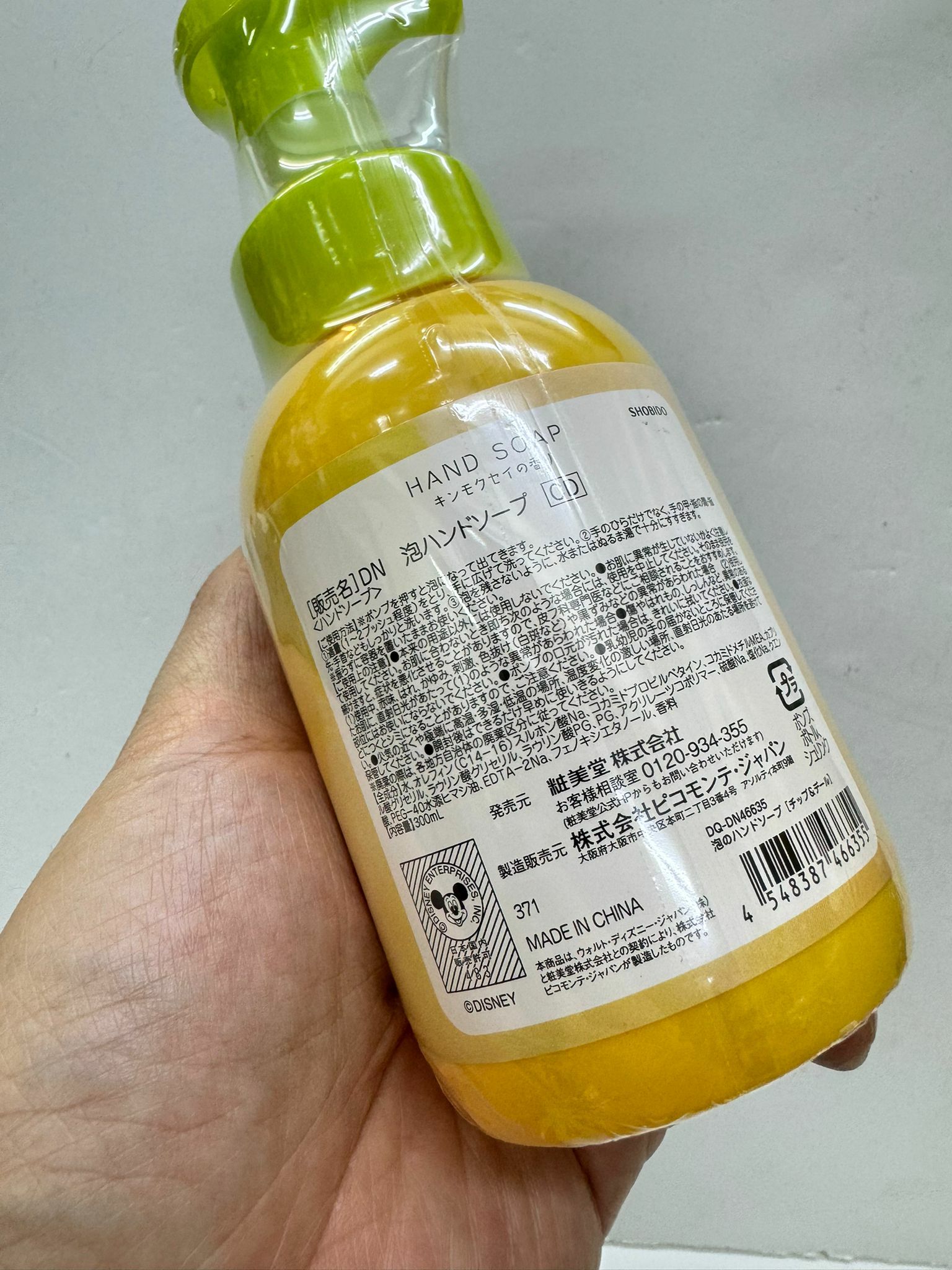 [現貨] [日本直送] DONALD & DAISY | CHIP & DALE ｜ HAND SOAP  {TF2312004}