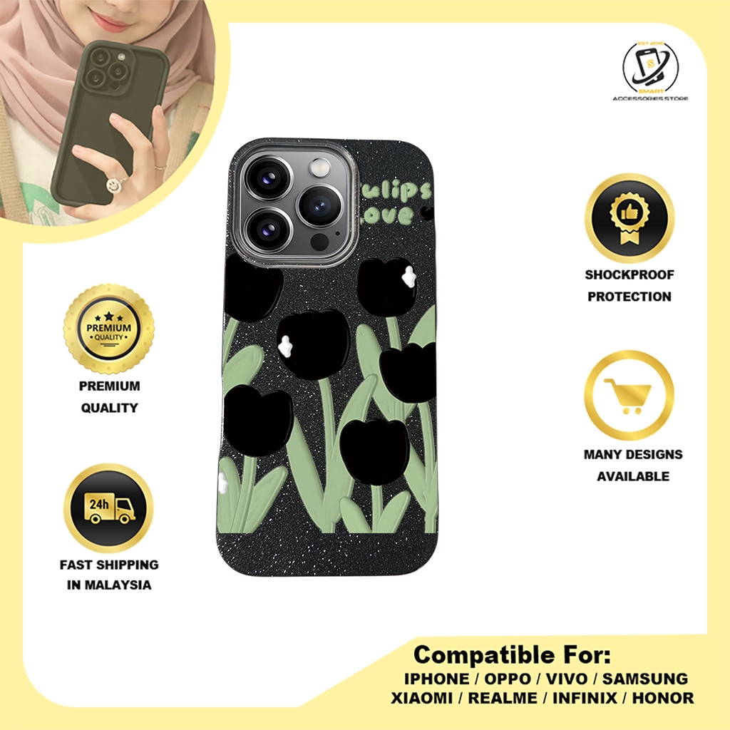 BLING CASE PHONE FOR IPHONE - DESIGN FLOWER R