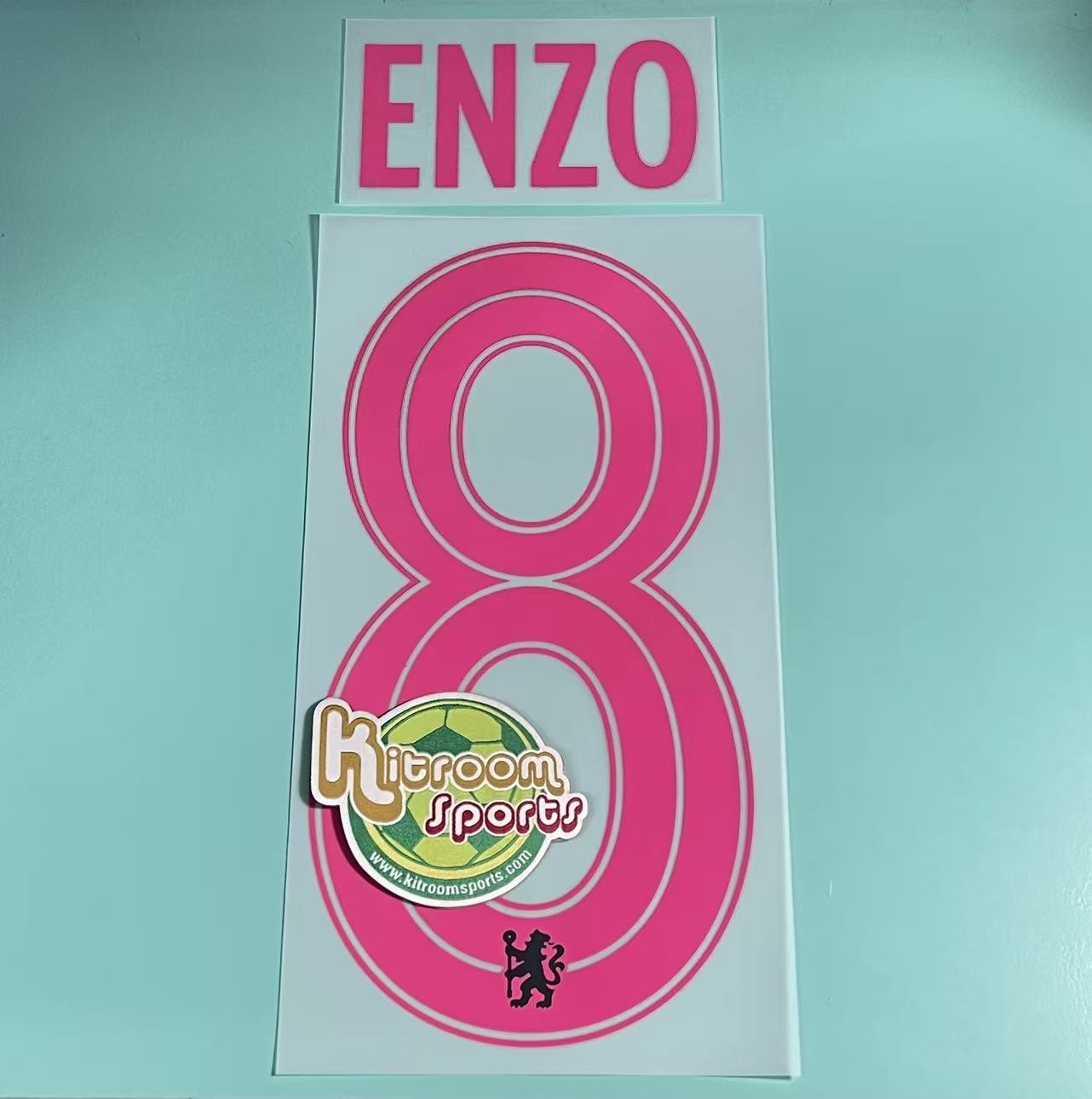 2024-25 Chelsea 3RD UCL Nameset #8 ENZO