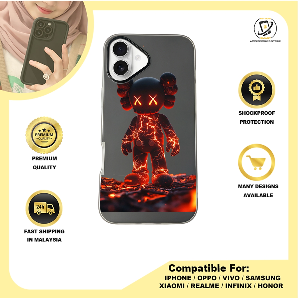 JELLY CASE PHONE FOR IPHONE - DESIGN KAWS B