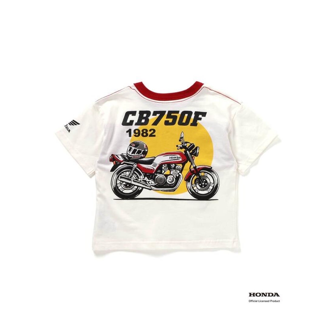 A0144 紅色Honda汽車短袖